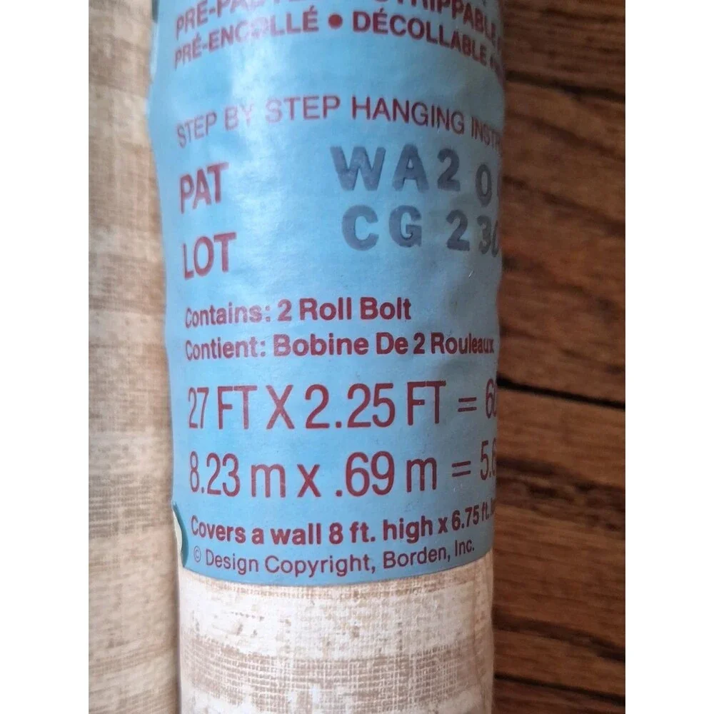 Boden Solid Vinyl Wallcovering Rolls in Neutral Tone Stripes